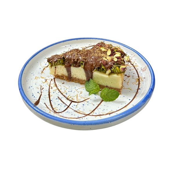 PISTACHIO KUNAFA CHEESECAKE